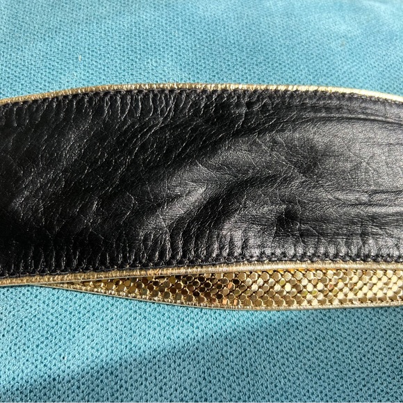 Vintage gold mesh scarf and belt - Picture 10 of 10